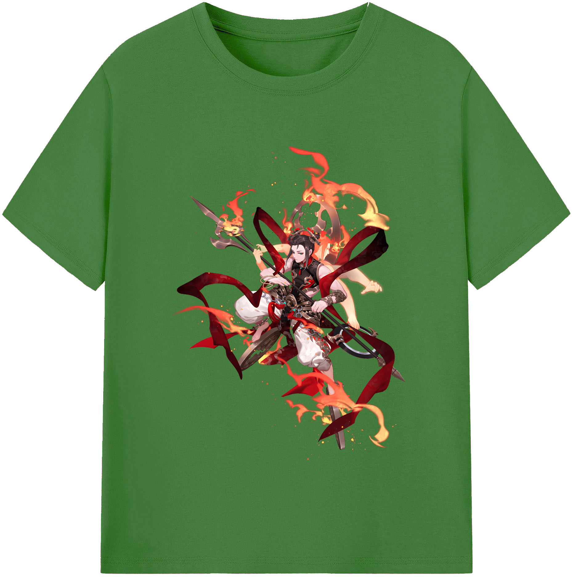 （画像用） Ne Zha 2 ナタ 魔童の大暴れ レディースカジュアルプリントTシャツ（綿100％）